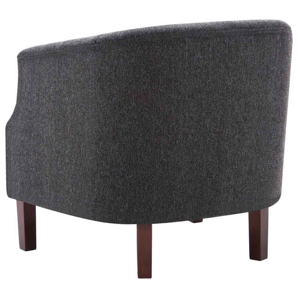 Sessel Dunkelgrau Stoff