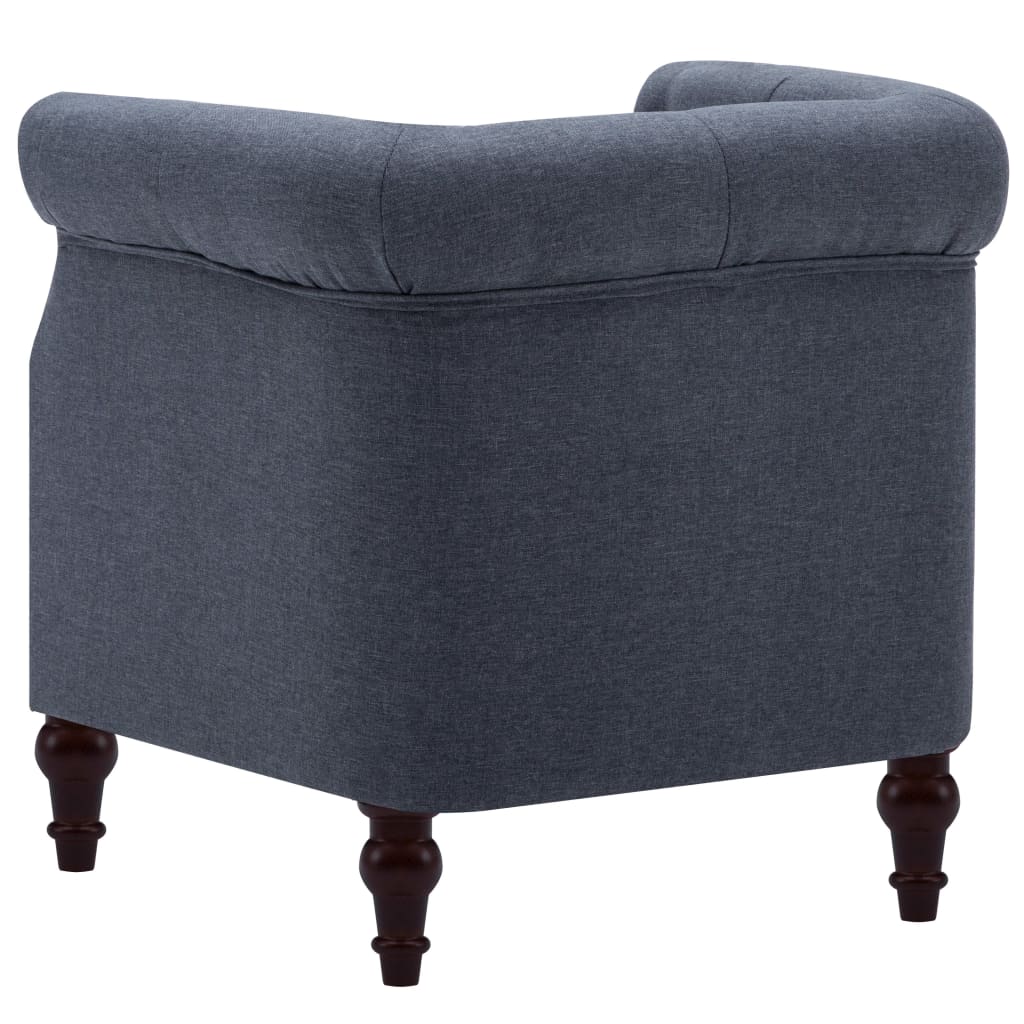 Sessel Dunkelgrau Stoff