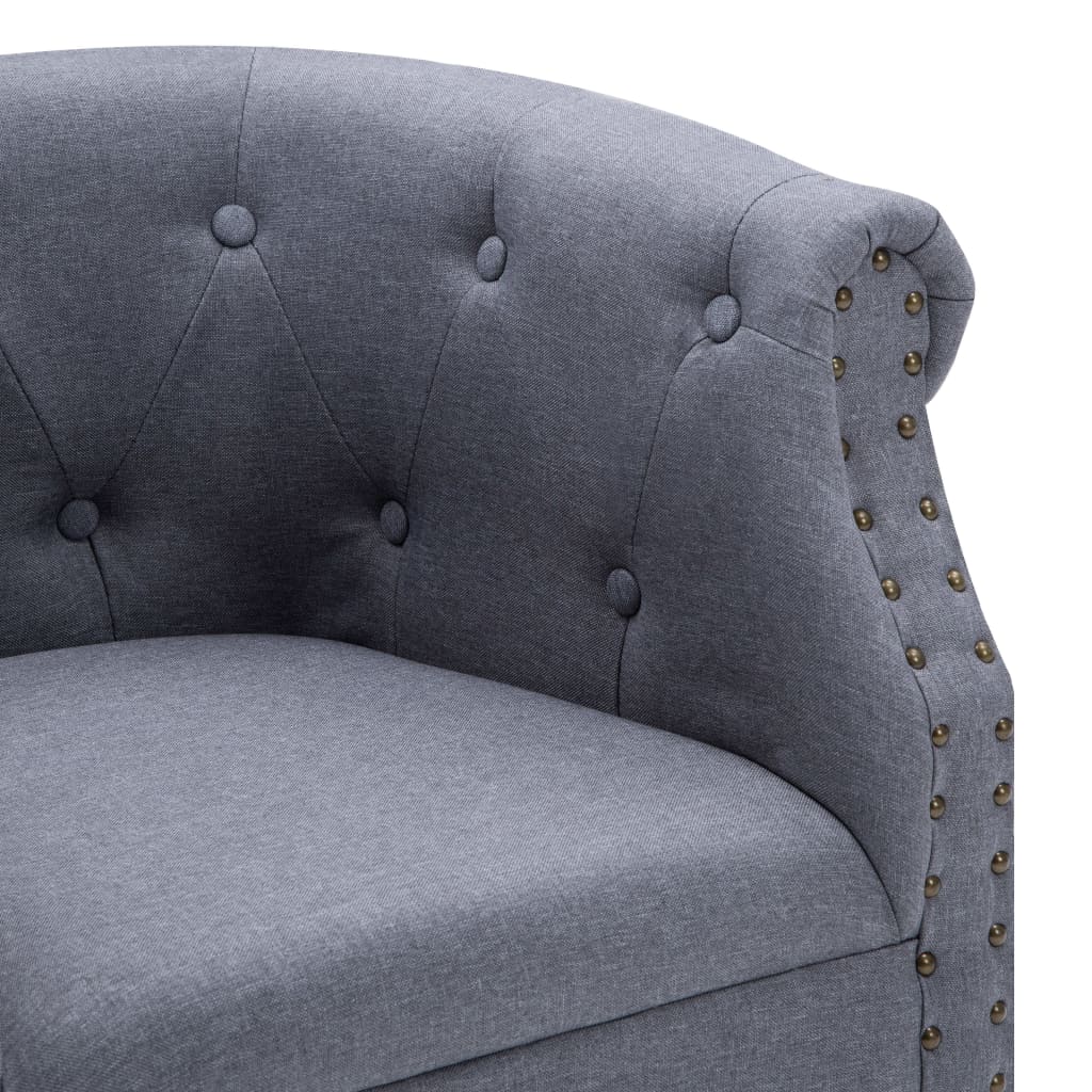 Sessel Hellgrau Stoff