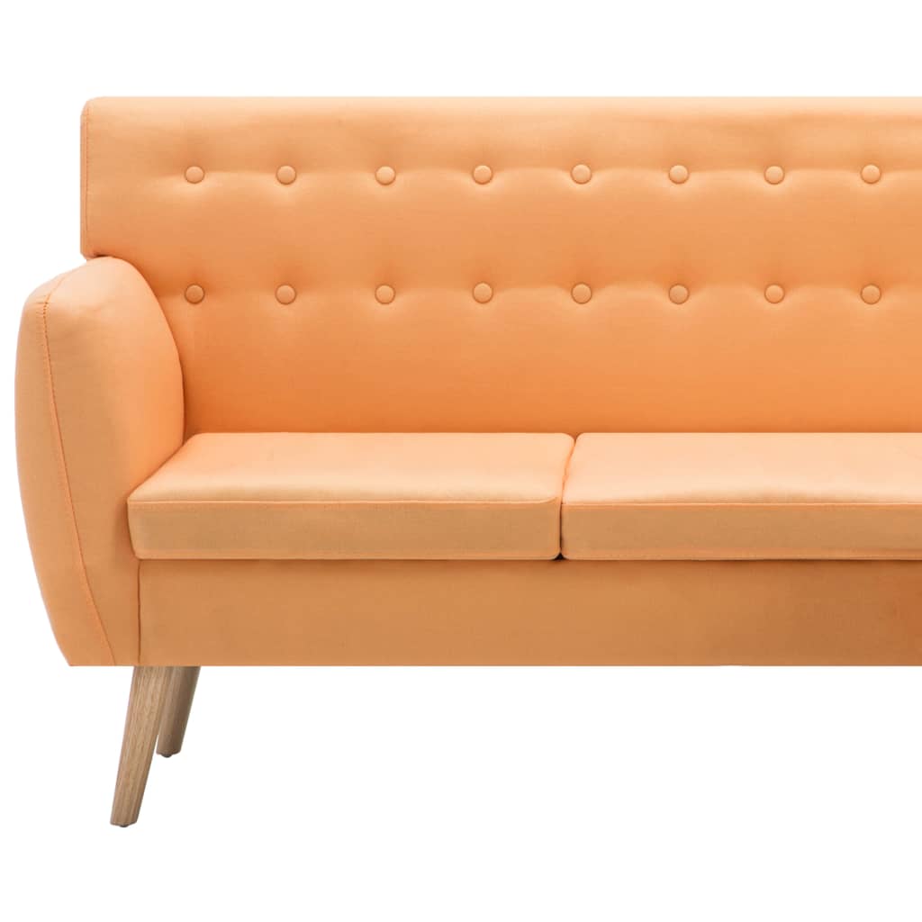 Sofa L-Form Stoff 171,5x138x81,5 cm Orange