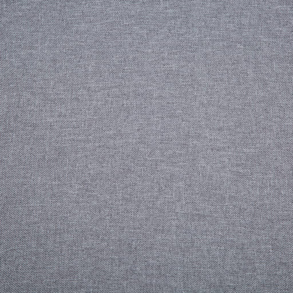 Canapé 3 places en tissu 172x70x82 cm gris clair