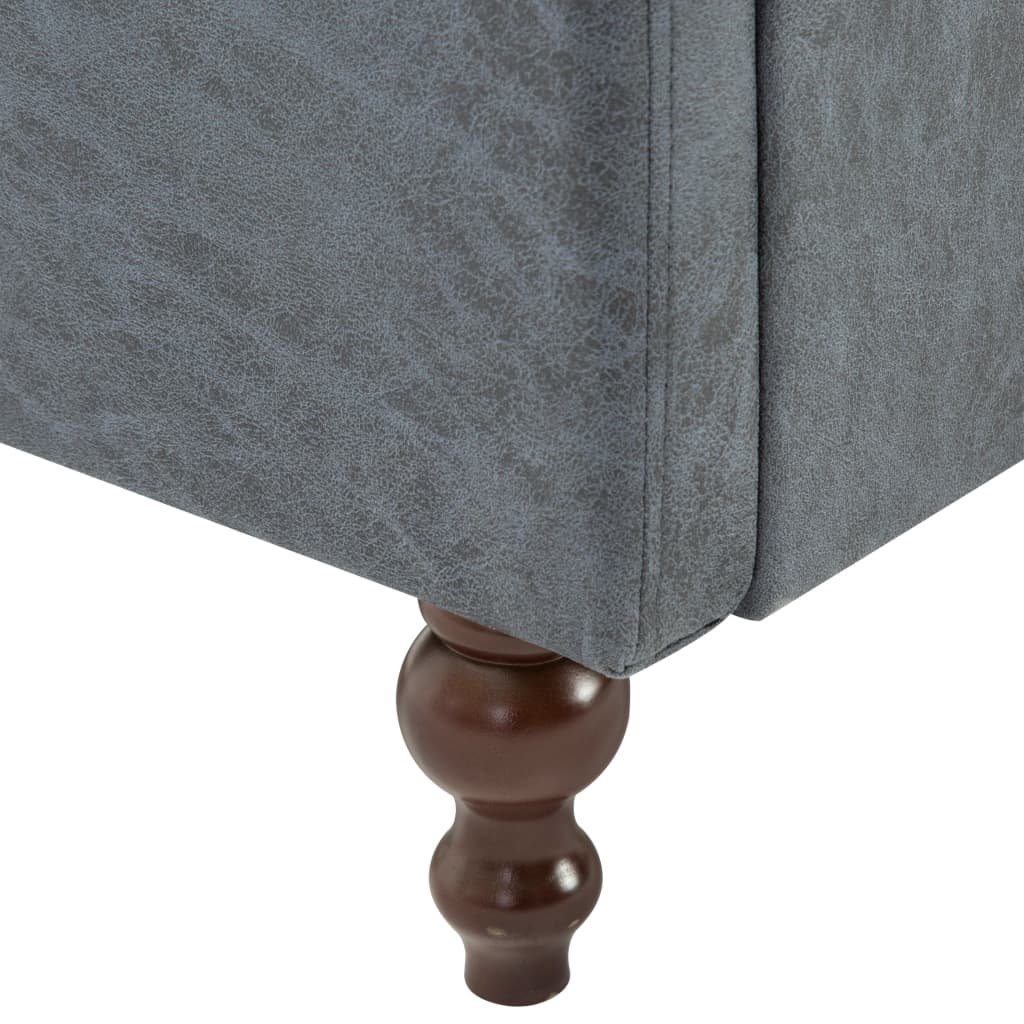 Fauteuil en tissu gris