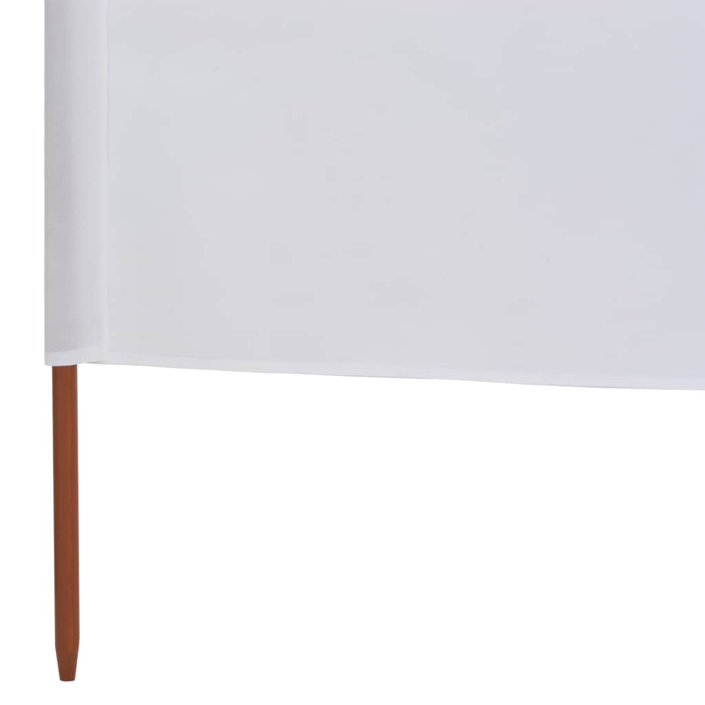 6-piece windbreak fabric 800 x 80 cm white