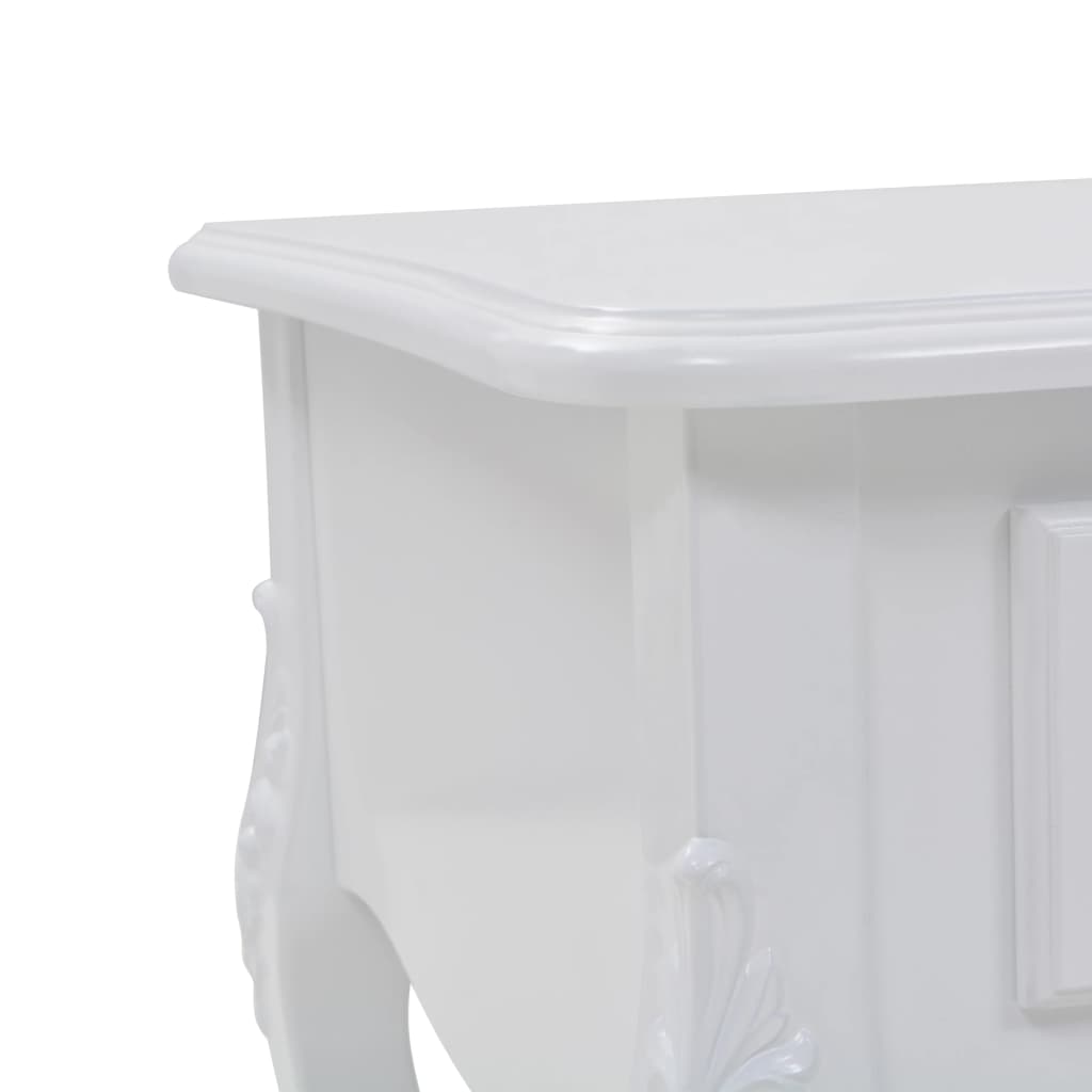 Couchtisch 100x50x46 cm Weiß