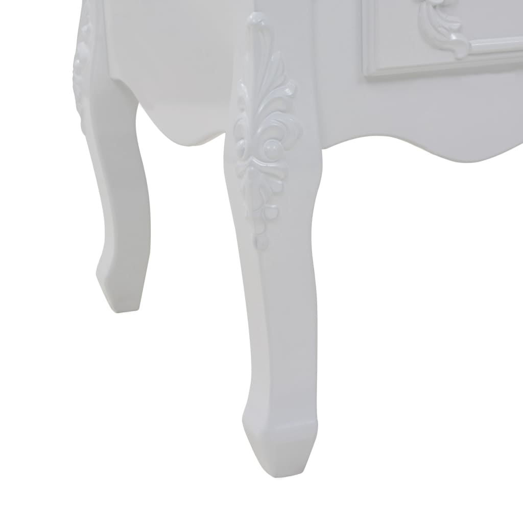 Couchtisch 100x50x46 cm Weiß
