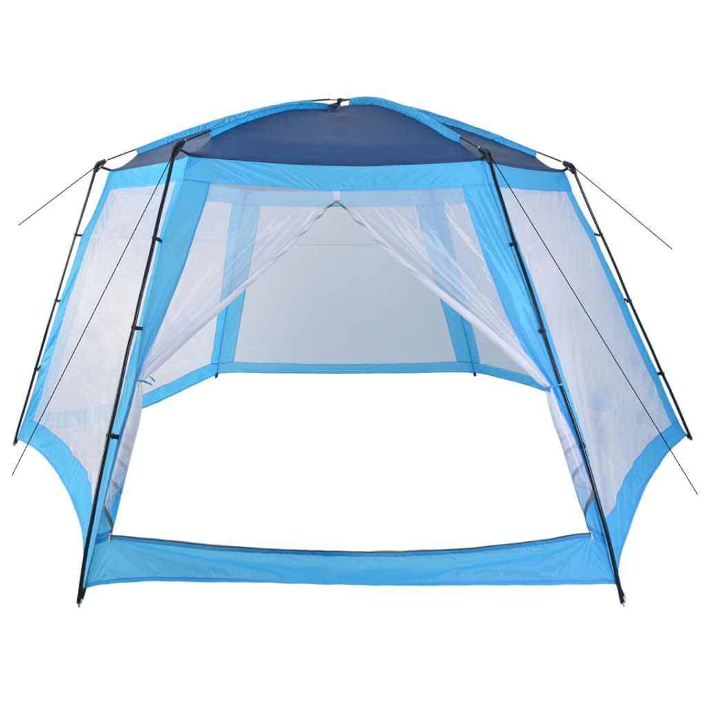 Tente de piscine 590x520x250 cm bleue