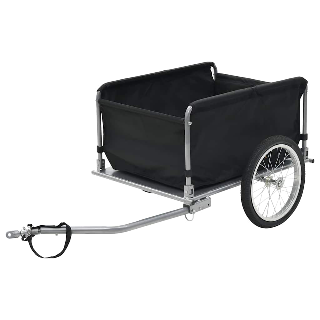 Bicycle trailer black and yellow 65 kg