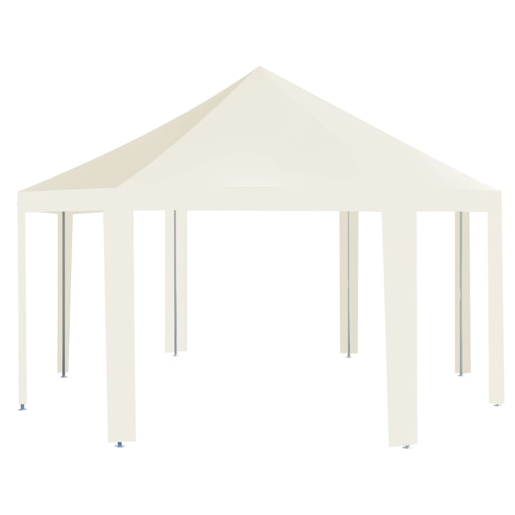 Gartenpavillon Cremeweiß 600×440×330 cm