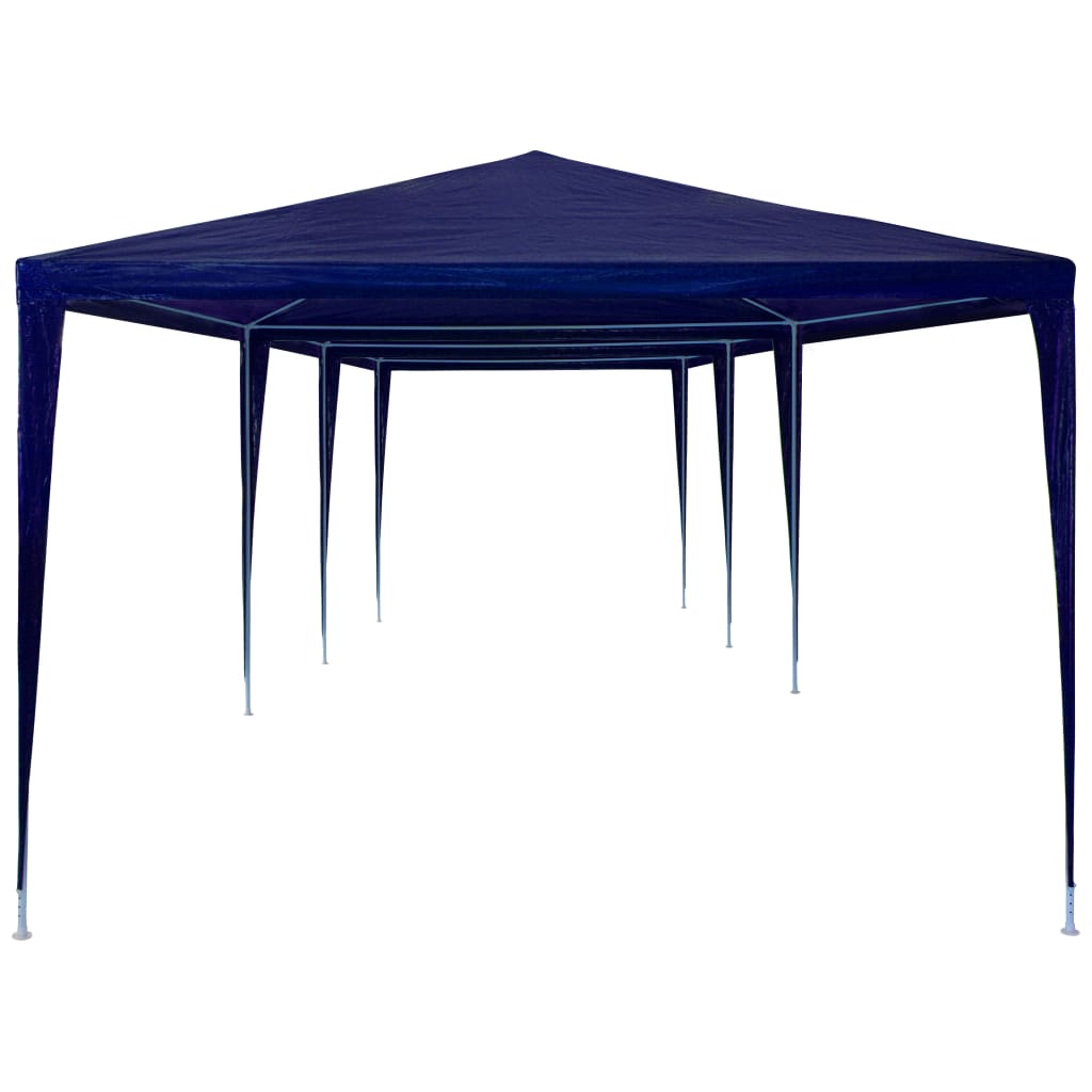 Tente de fête 3x9 m PE bleue