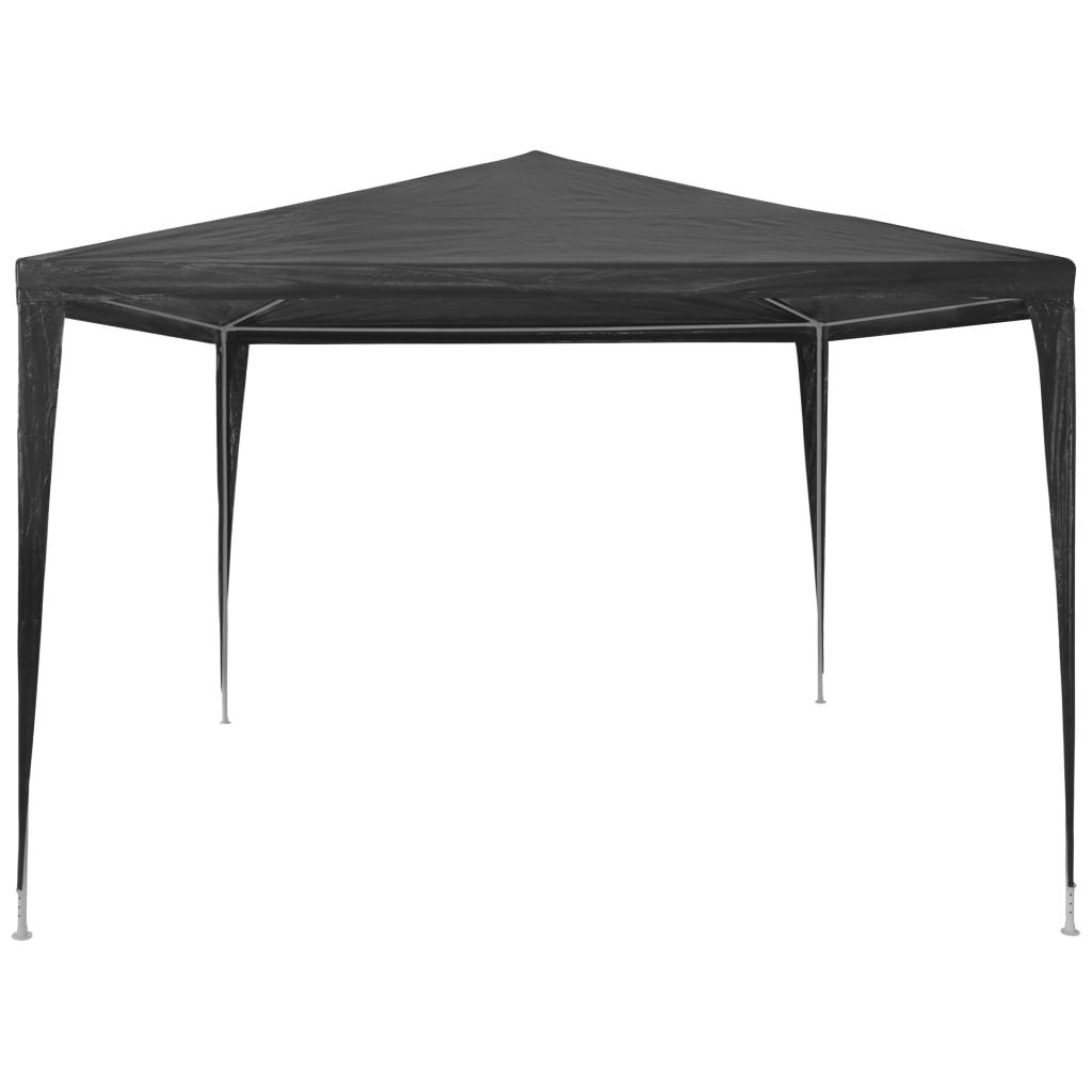 Tente de fête 3x3 m PE anthracite