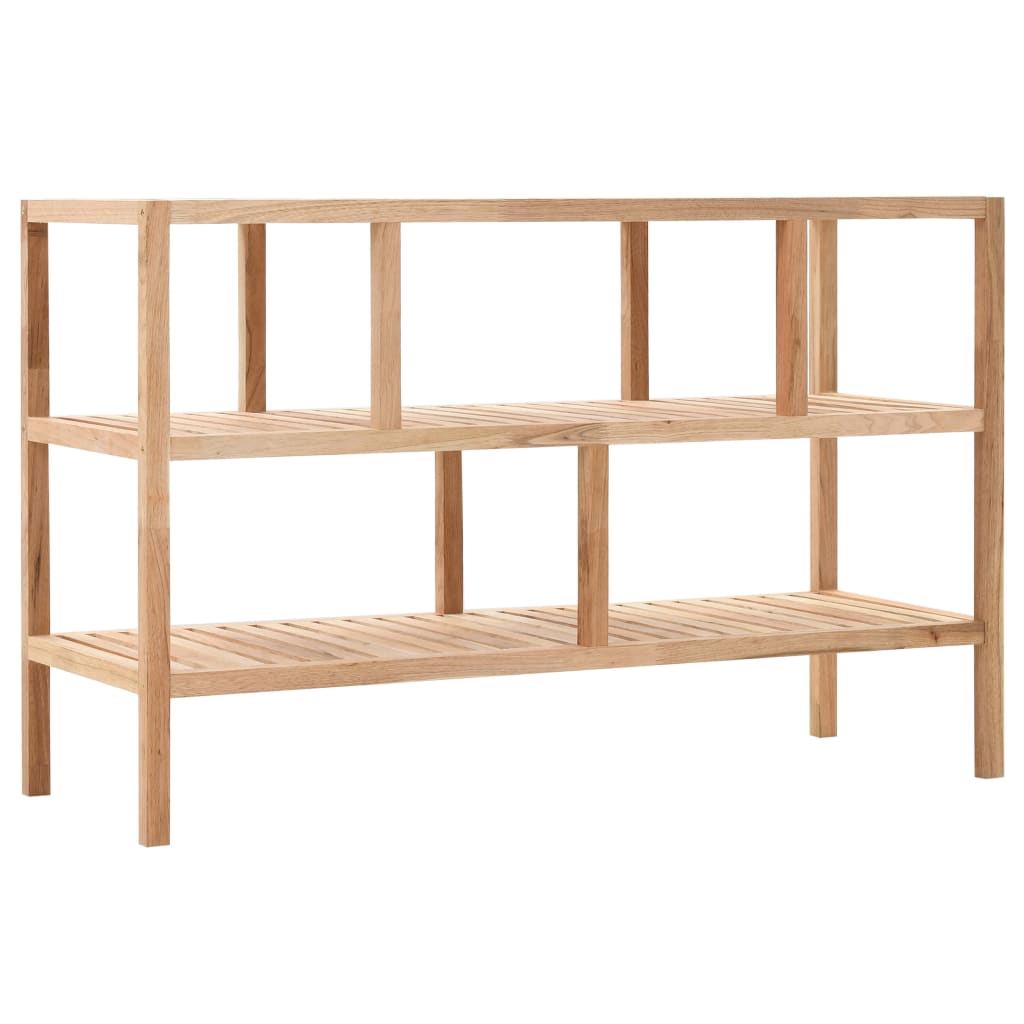 Bathroom shelf solid wood walnut 100x40x65 cm