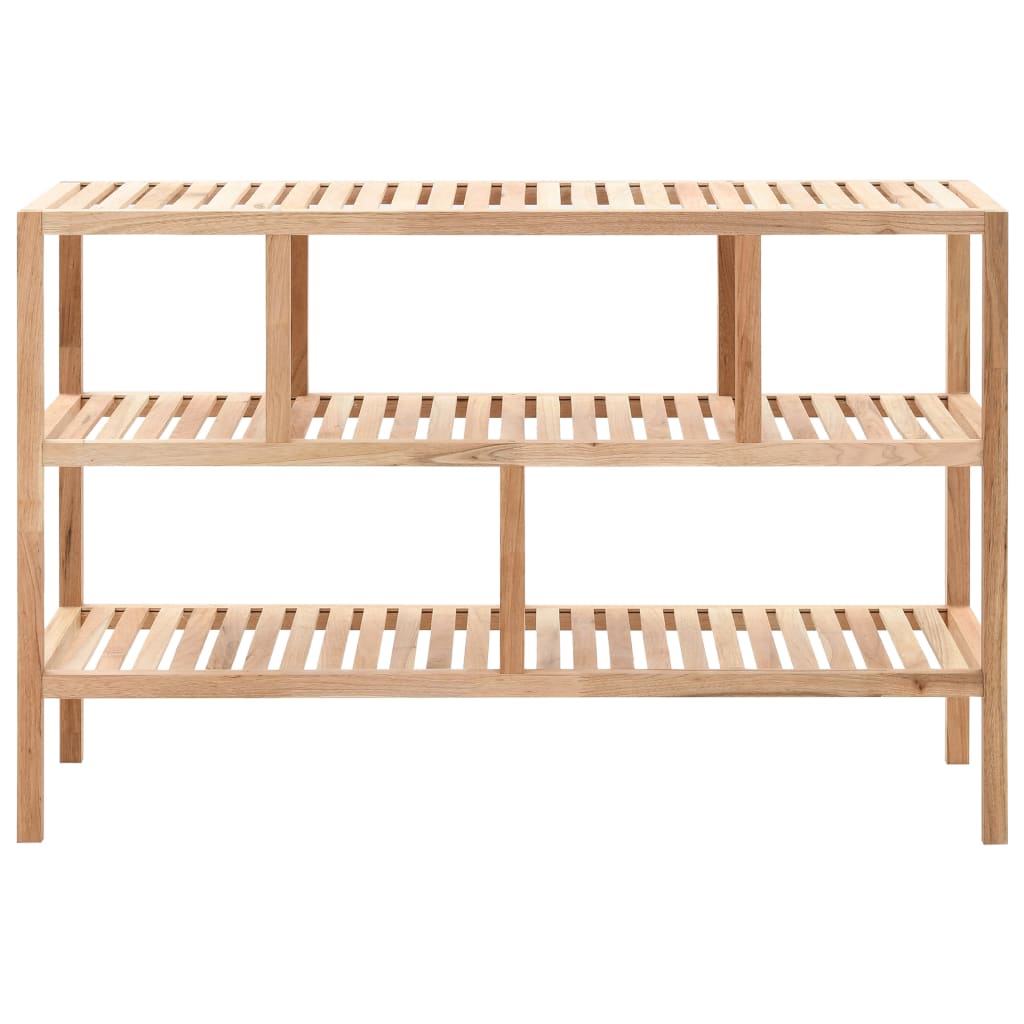 Bathroom shelf solid wood walnut 100x40x65 cm