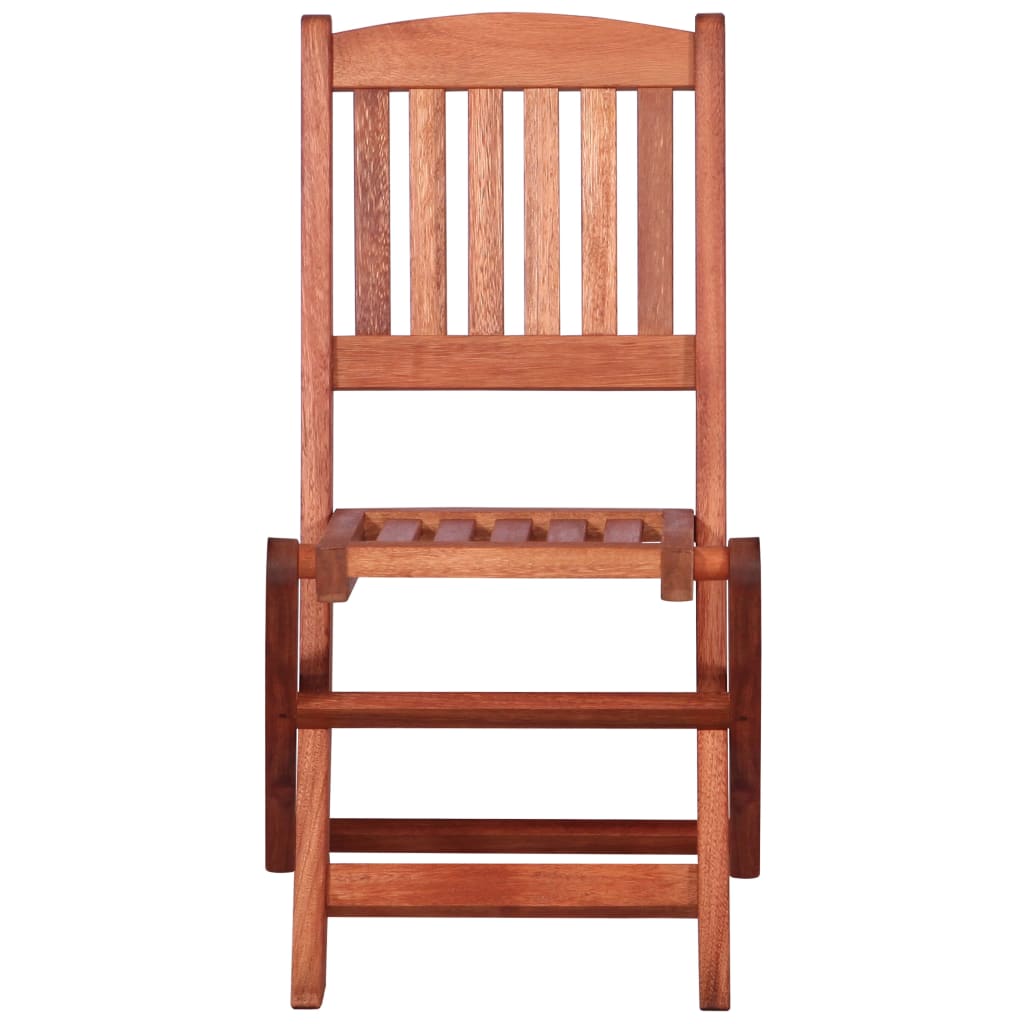 Lot de 2 chaises de salle à manger pour enfants en bois massif d'eucalyptus