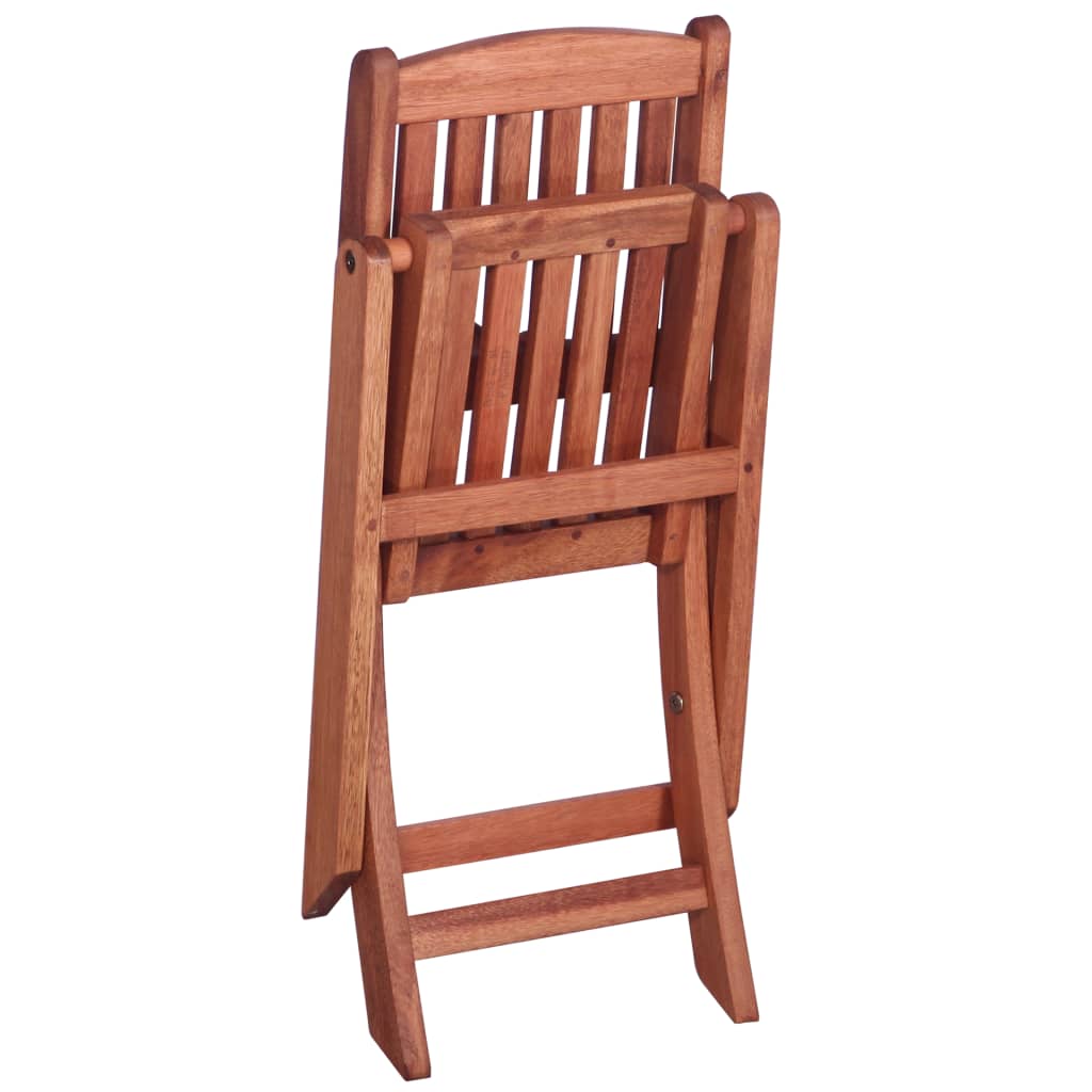 Lot de 2 chaises de salle à manger pour enfants en bois massif d'eucalyptus