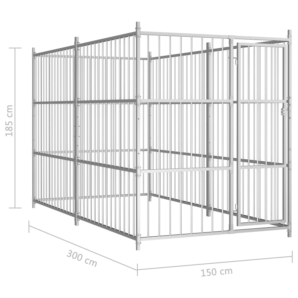 Hundezwinger 300×150×185 cm