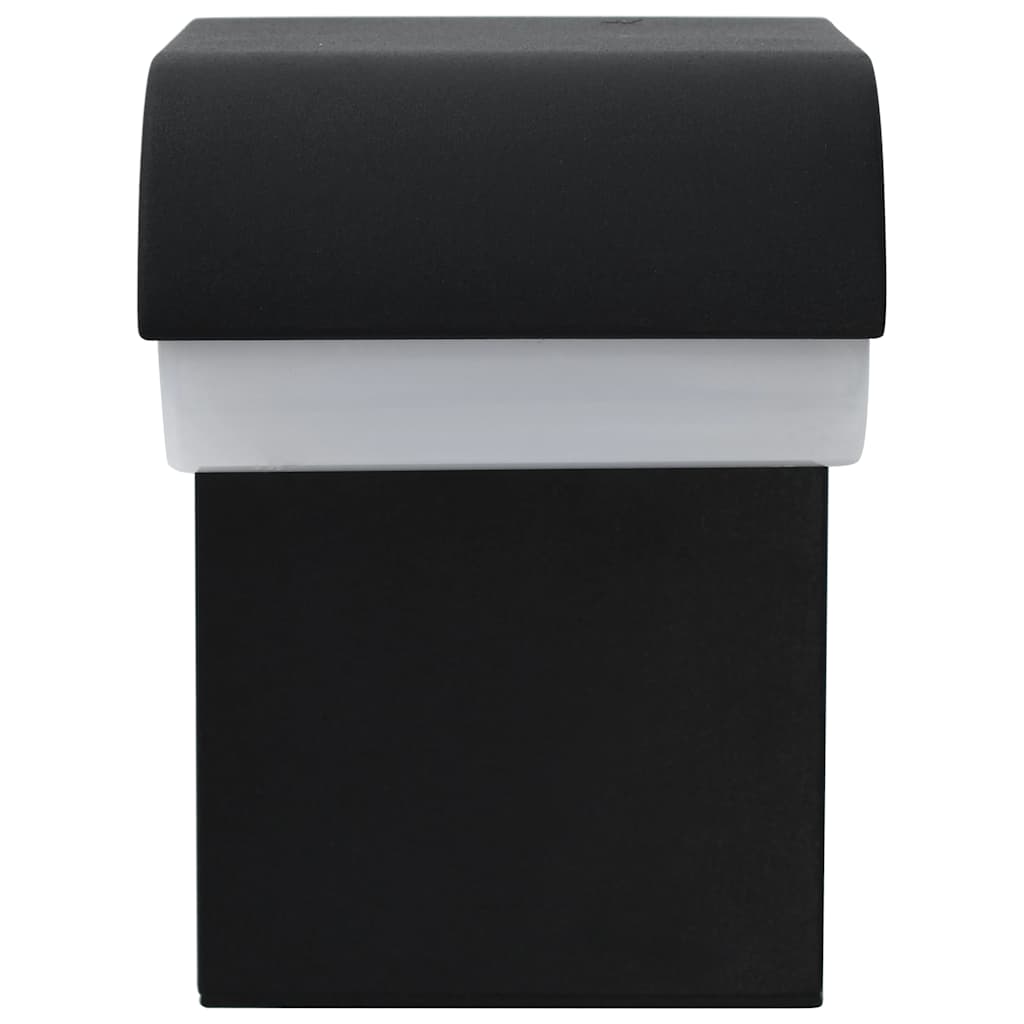 Applique d'extérieur LED 9 W noire ovale