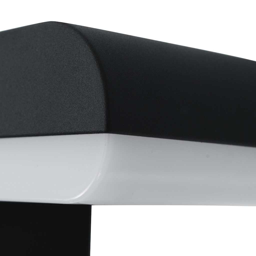 Applique d'extérieur LED 9 W noire ovale