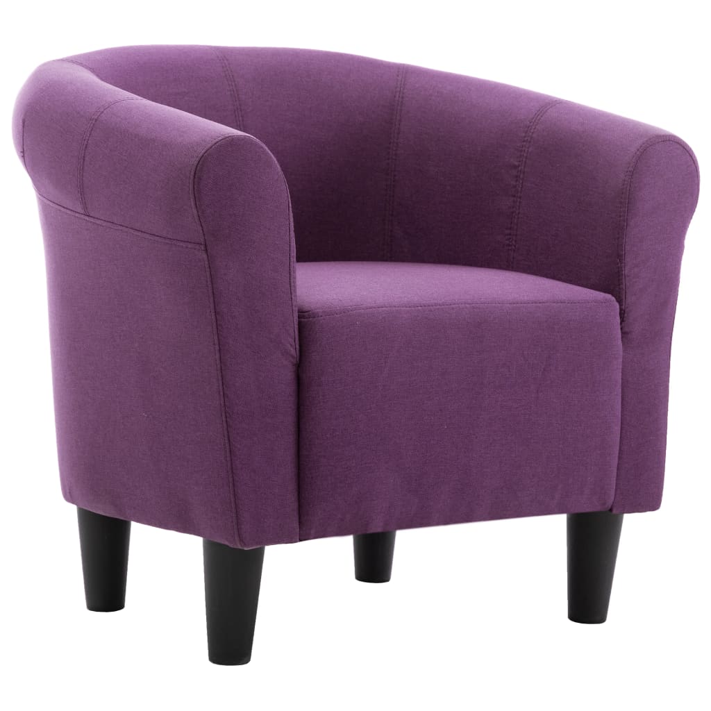 Sessel Lila Stoff