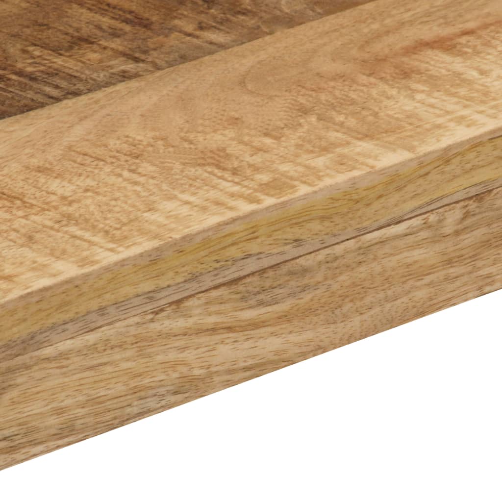 Esstisch 115x55x76 cm Massivholz Mango und Stahl