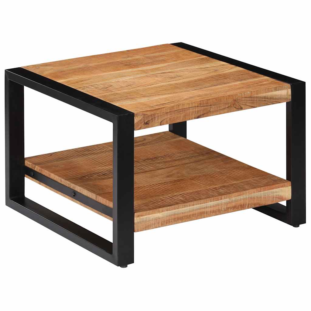Couchtisch 60x60x40 cm Massivholz Akazie