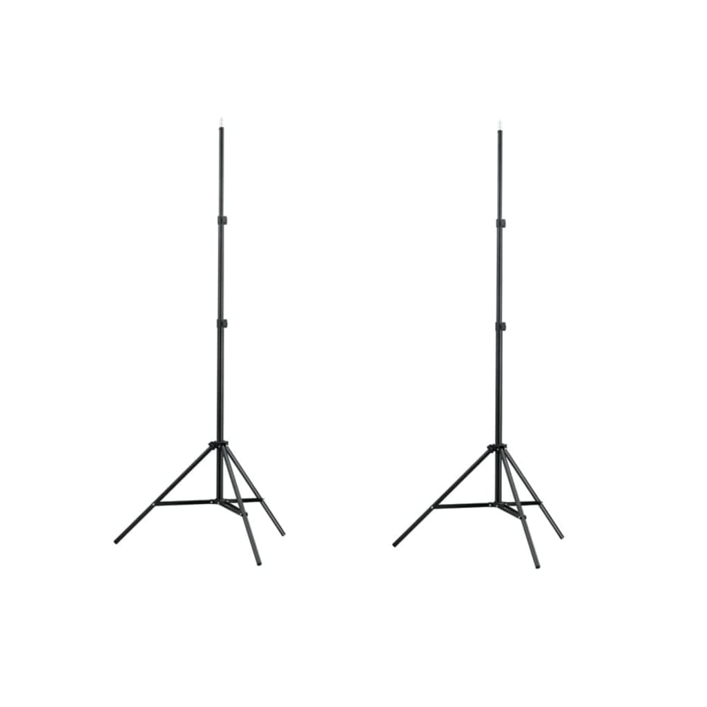 Pied de lampe 2 pièces. Hauteur 78-210 cm