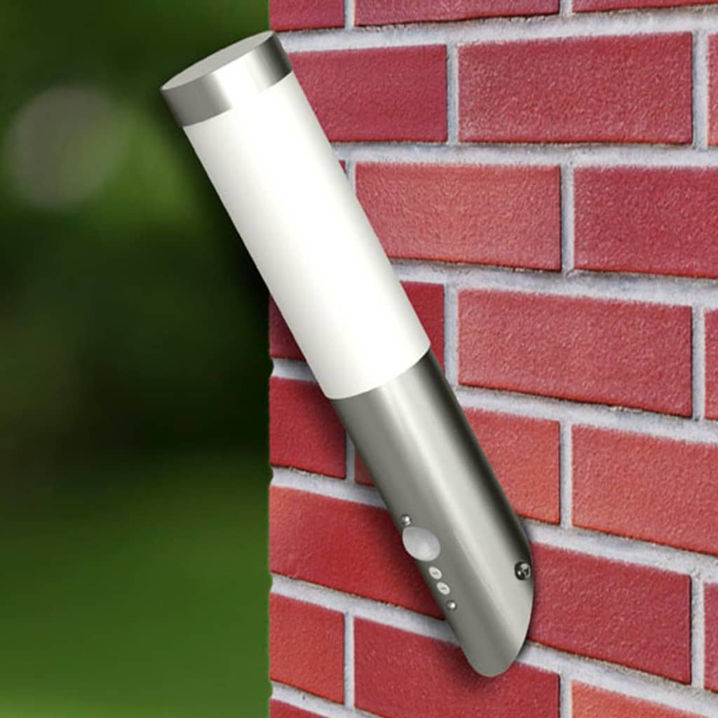 Garden lights 2 wall lamps with motion detector