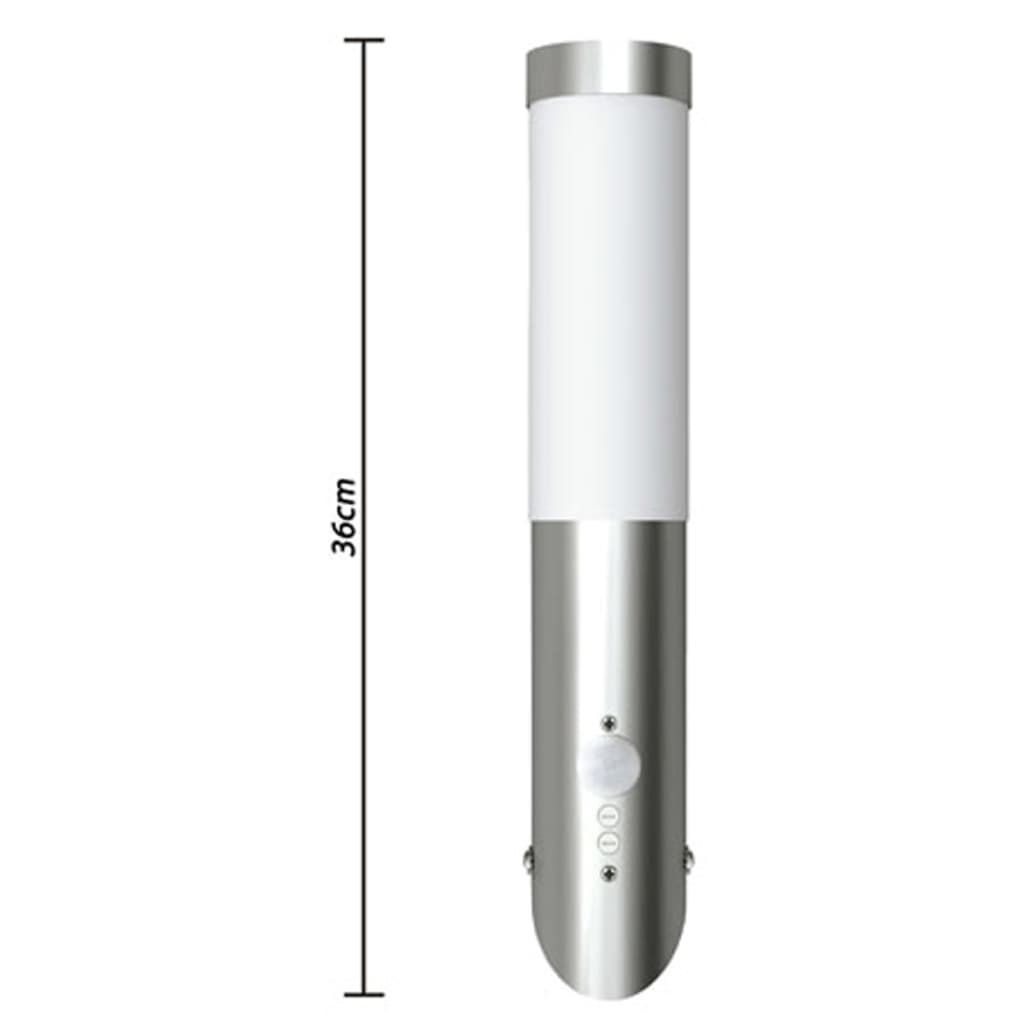 Garden lights 2 wall lamps with motion detector