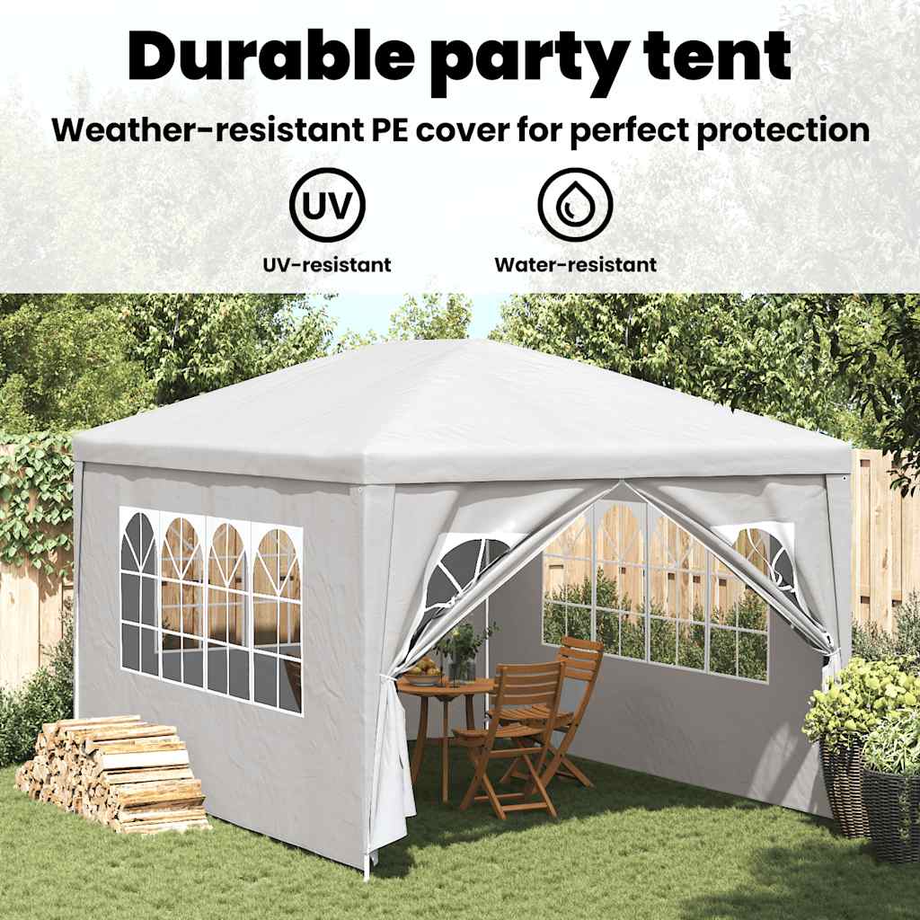 Tente de fête 3x4 m blanche