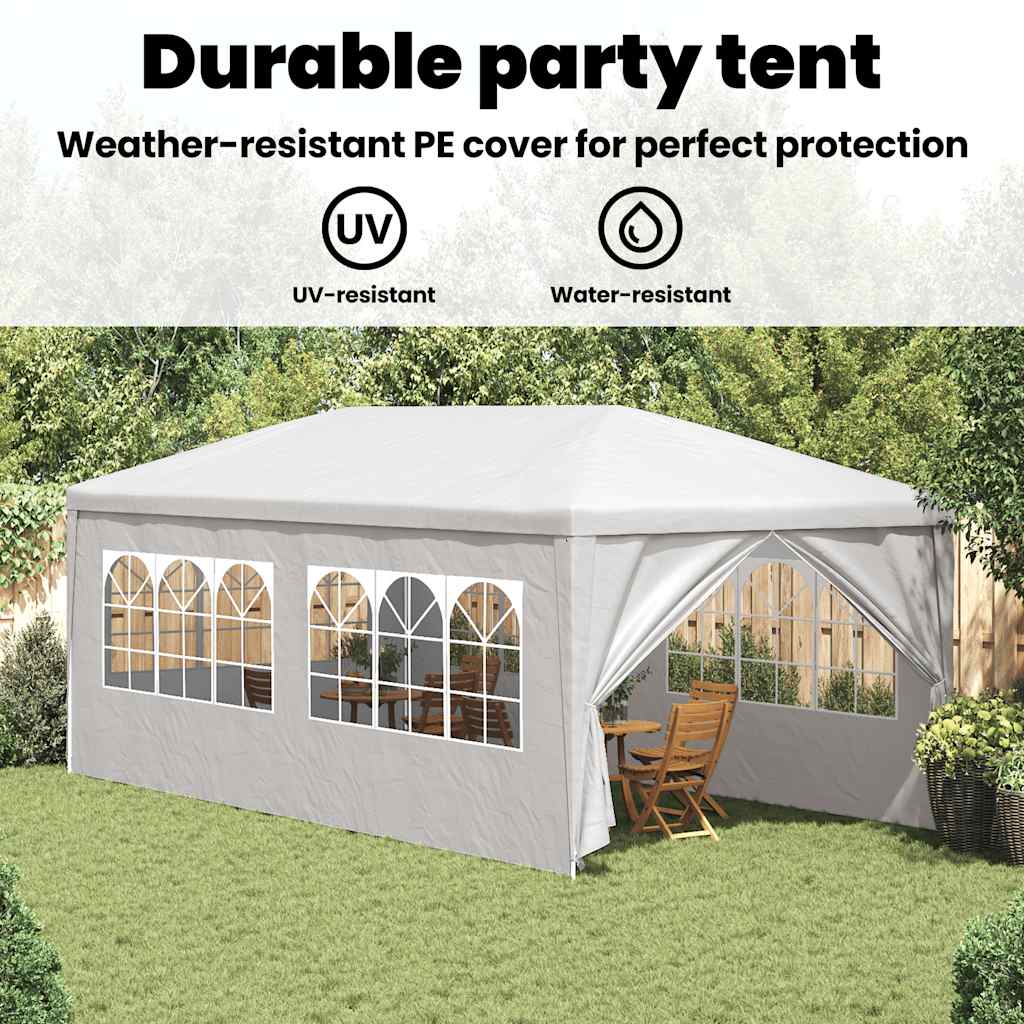 Tente de fête 3x6 m blanche
