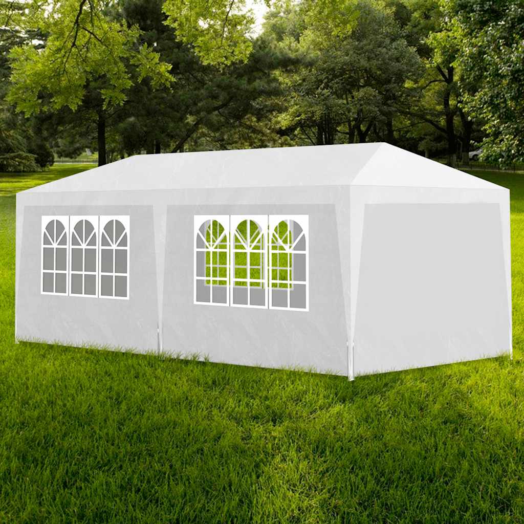 Tente de fête 3x6 m blanche
