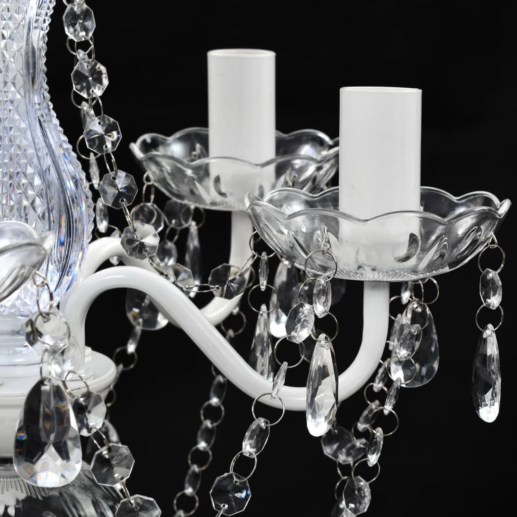 Lustre transparent à 5 lumières