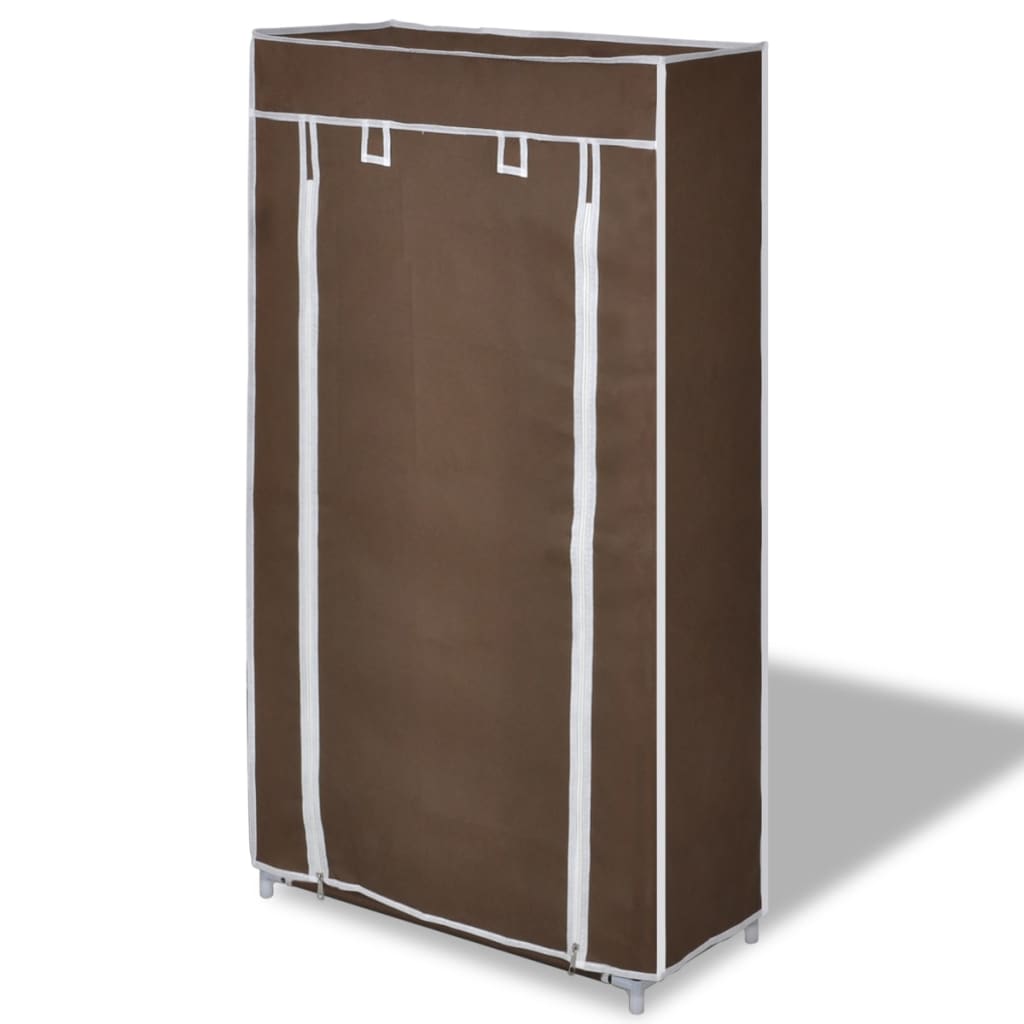 Meuble à chaussures étagère à chaussures rangement chaussures 5 niveaux 58 x 28 x 106 cm marron