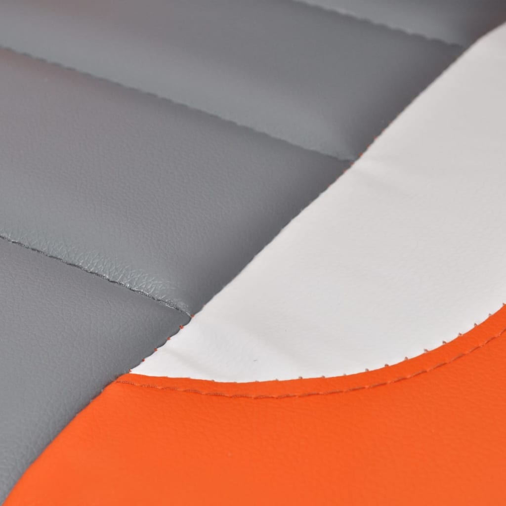 Bürosessel Bürostuhl Drehstuhl Chefsessel Kunstleder Orange