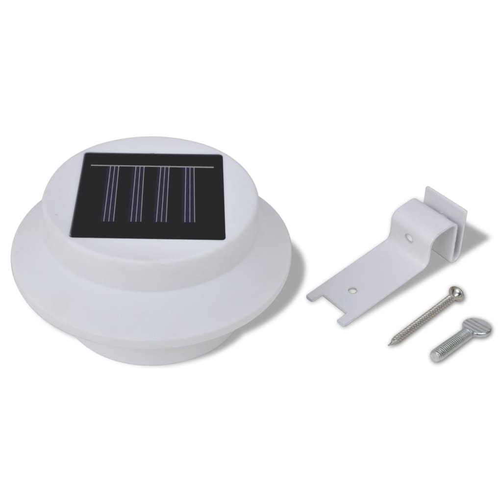 6x Outdoor Lamp Sunlight Set Fence Light Gutter Light White