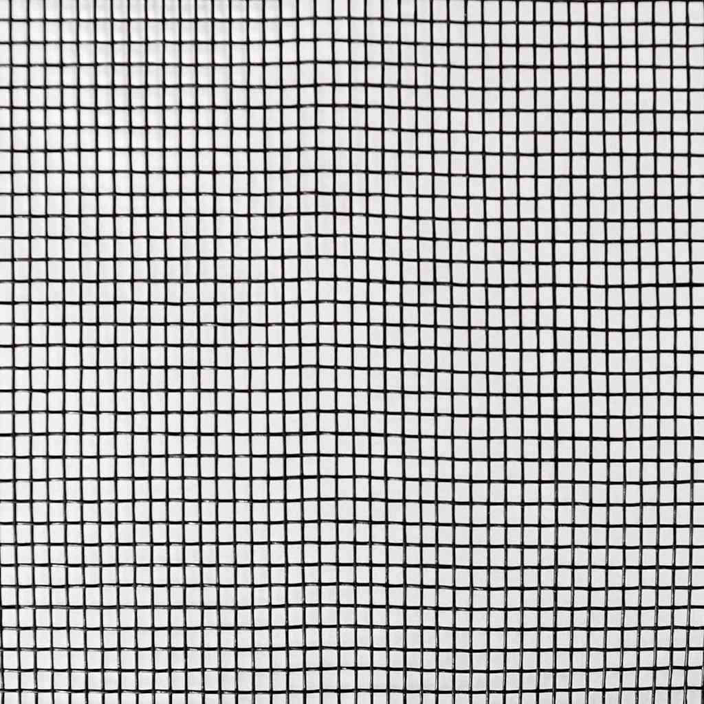 Fiberglas-Fliegengitter 100x500 cm Schwarz
