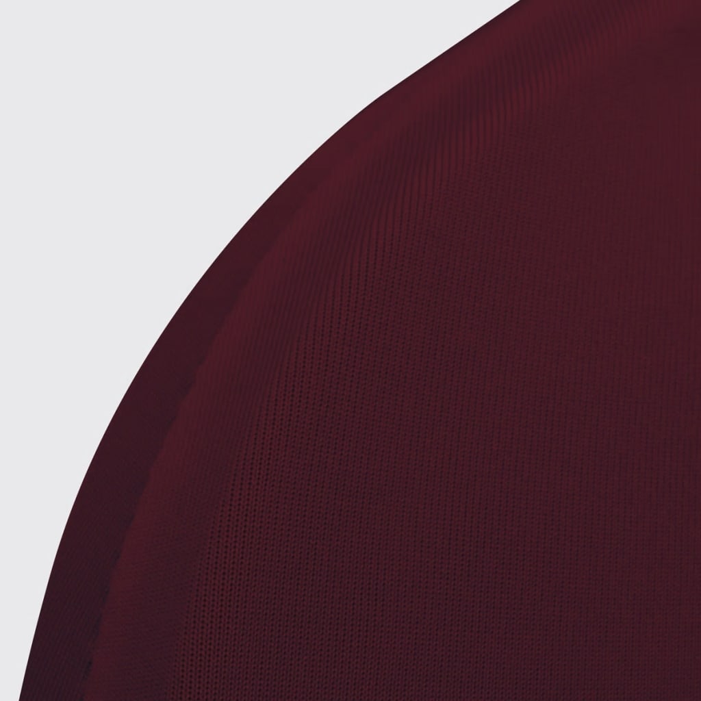 6 x housses de chaise extensibles bordeaux rouge