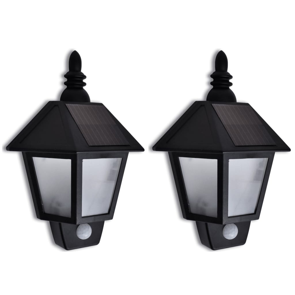 Appliques solaires avec détecteur de mouvement 2 pcs.