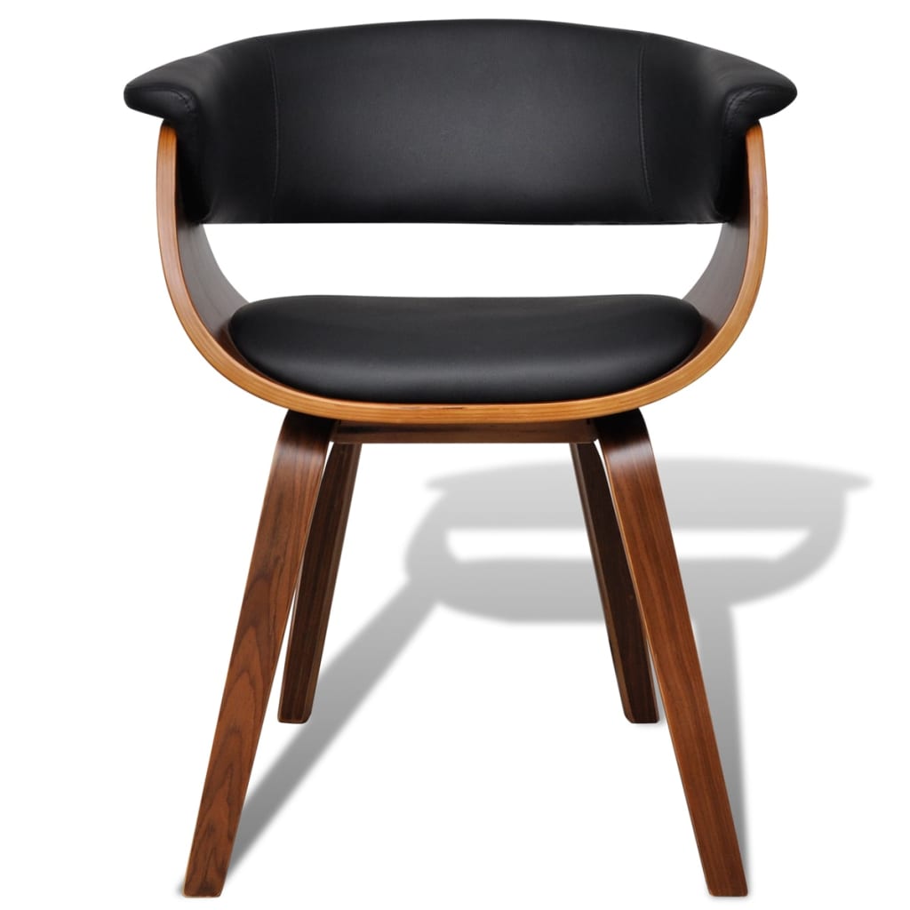 Dining chairs 4 pcs. bentwood and imitation leather