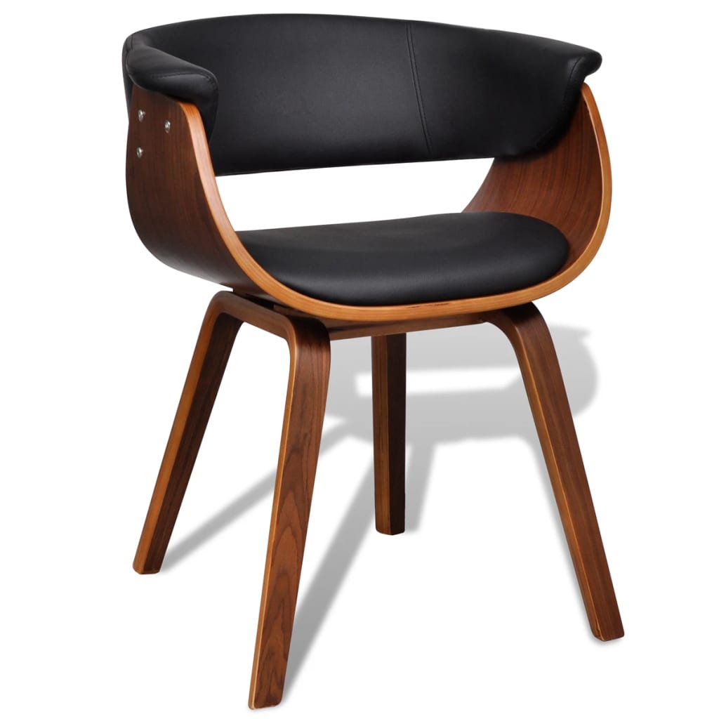 Dining chairs 4 pcs. bentwood and imitation leather