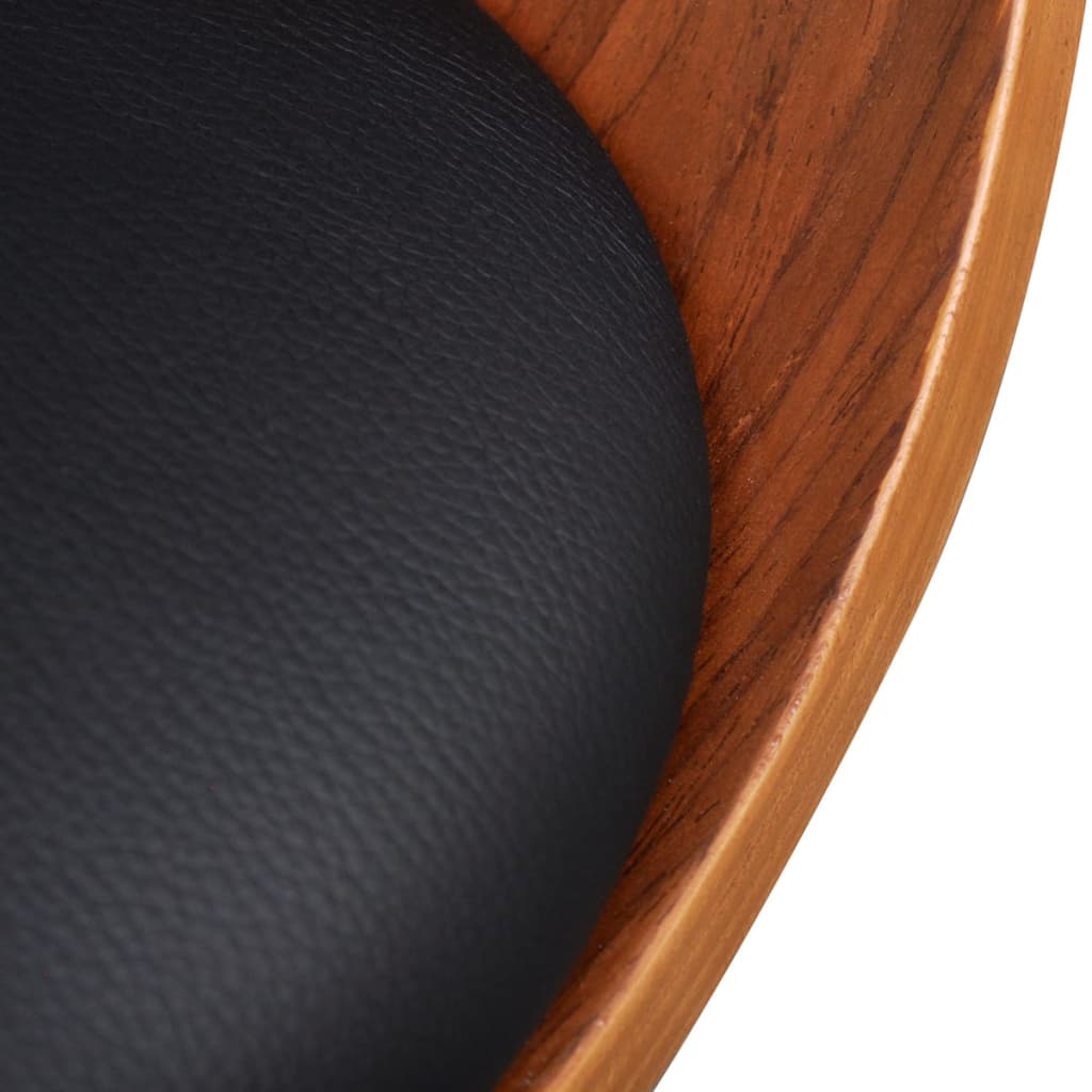Dining chairs 4 pcs. bentwood and imitation leather