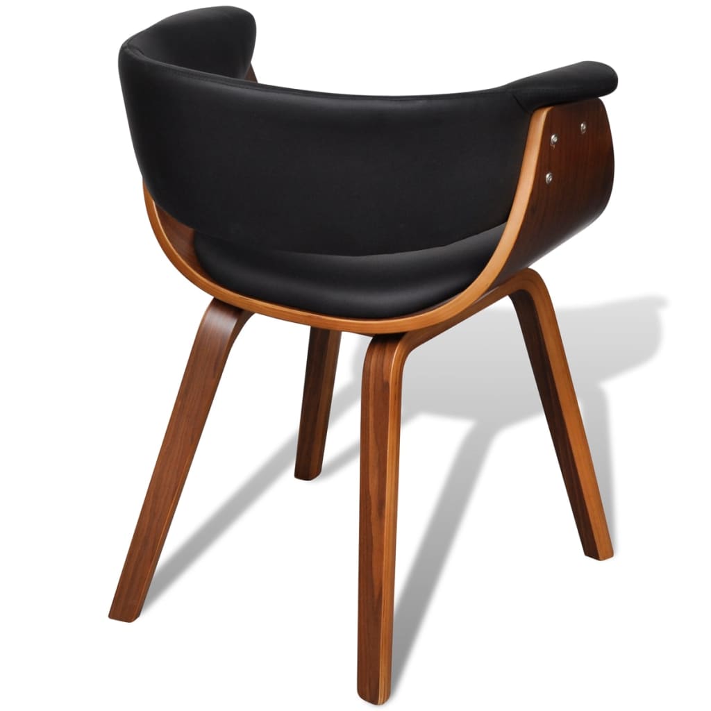 Dining chairs 4 pcs. bentwood and imitation leather