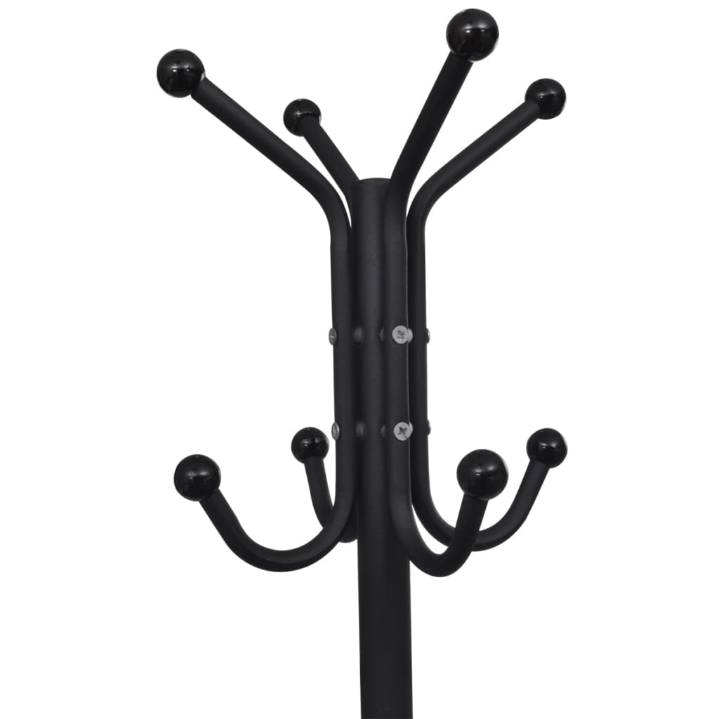 Portant à vêtements en métal noir