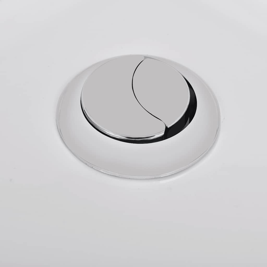 Toiletten & Bidet Set Weiß Keramik