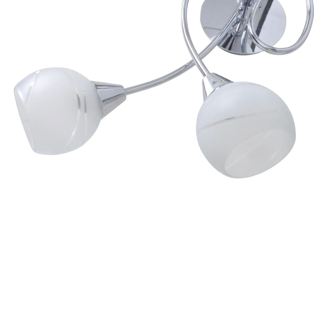 Ceiling light with glass shades 5 x E14