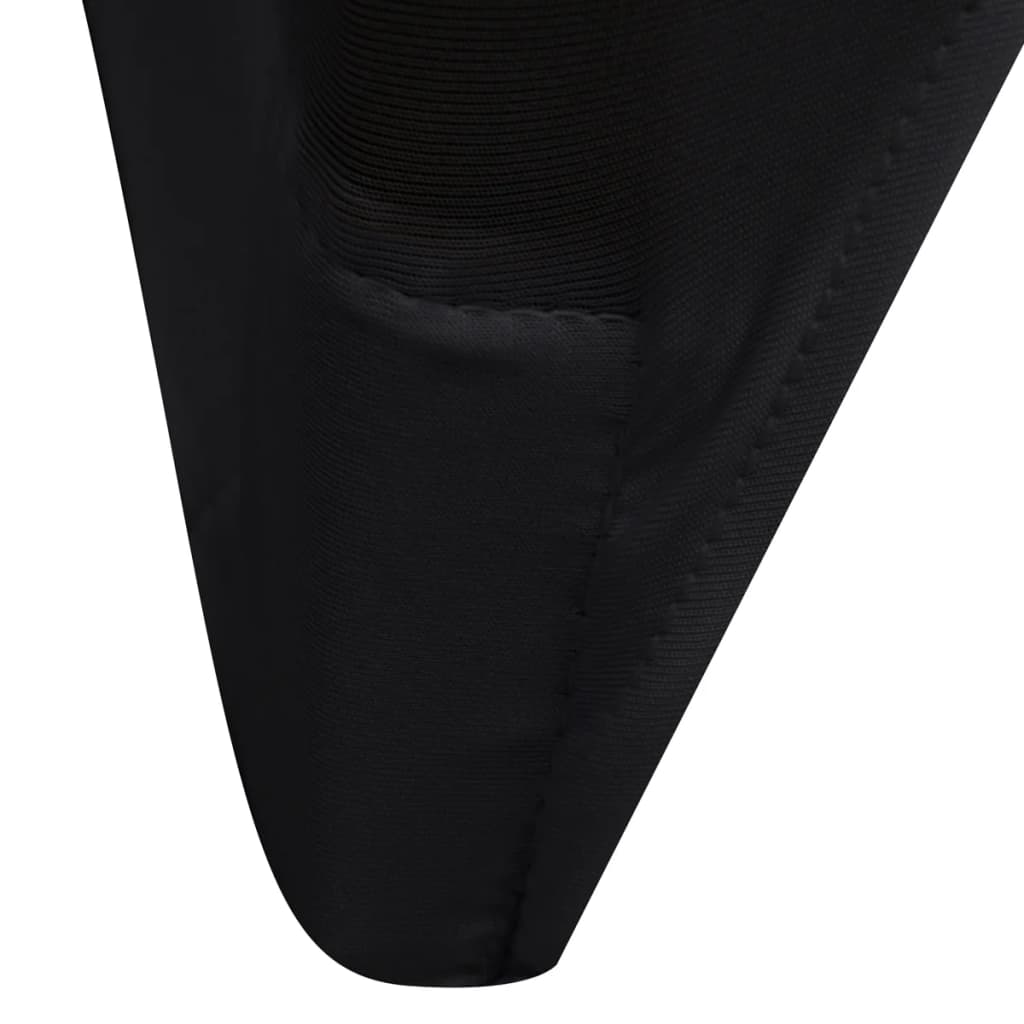 50 x housses de chaise extensibles noires