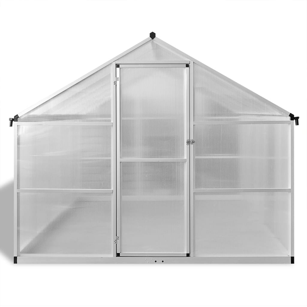 Greenhouse with Foundation Reinforced Aluminum 7.55 m²
