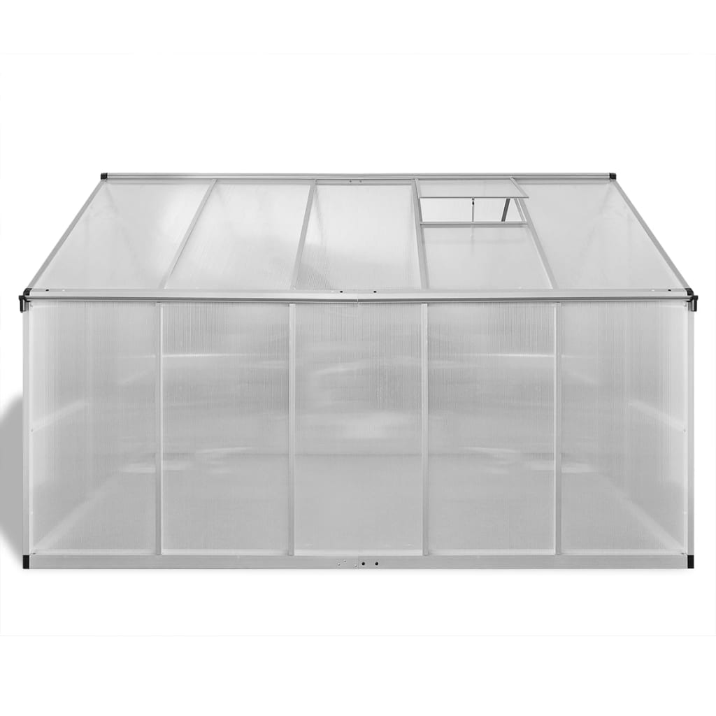 Greenhouse with Foundation Reinforced Aluminum 7.55 m²