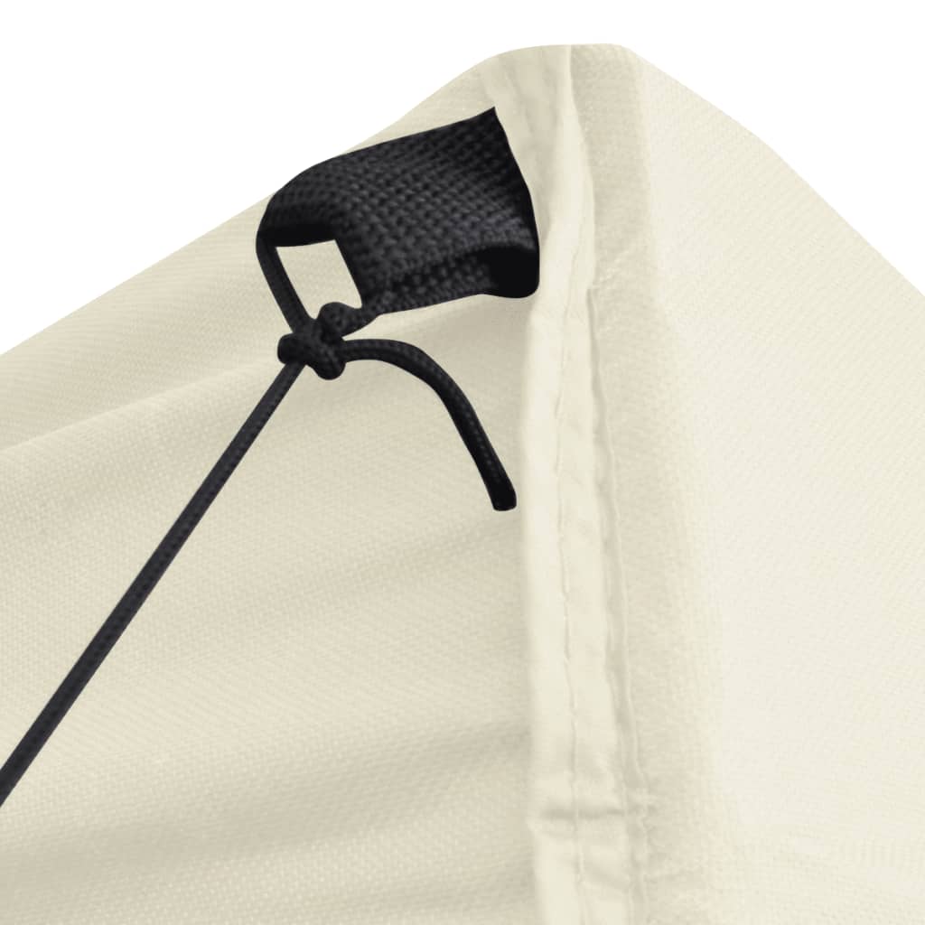 Folding tent with 4 walls 3 x 3 m cream white