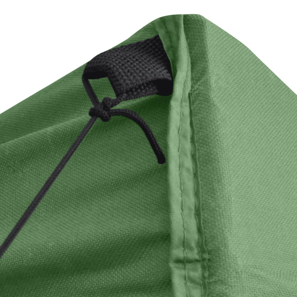 Folding tent with 4 walls 3 x 3 m green