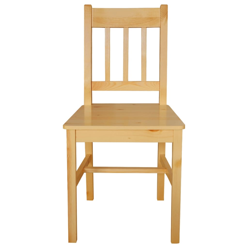 Dining chairs 6 pcs. pinewood